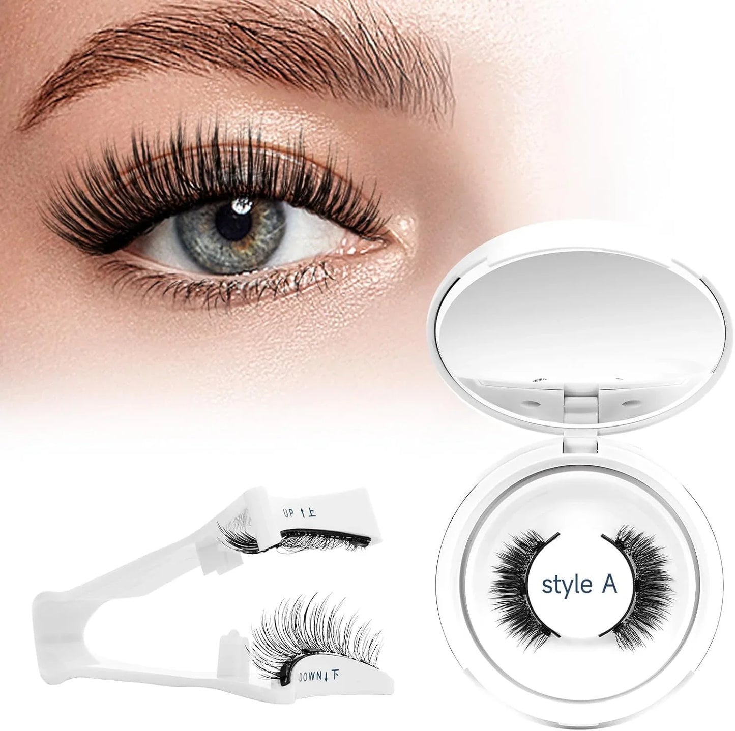 Kit Pestañas Magnéticas – Sin Pegamento, Con Imanes