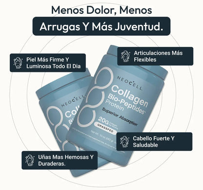 Colágeno Péptidos en Polvo | Combate los Signos del Envejecimiento