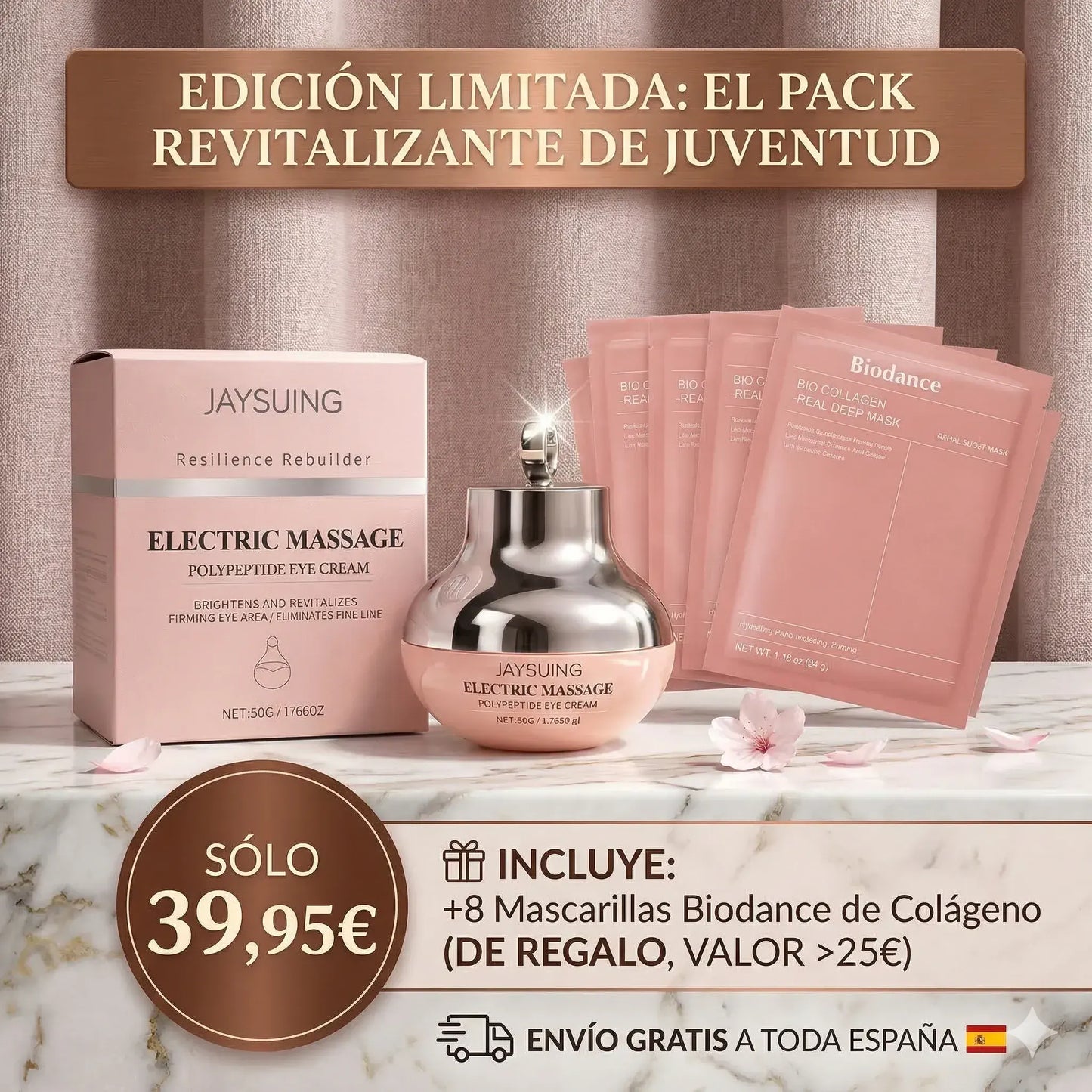Contorno de Ojos con Terapia LED y Microvibración  + Regalo Exclusivo