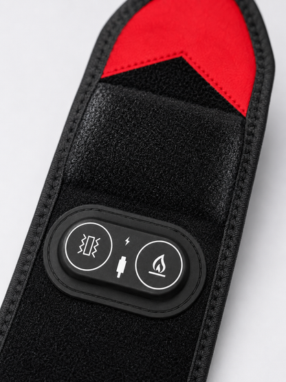 Detalle del módulo de control con dos botones y puerto USB-C