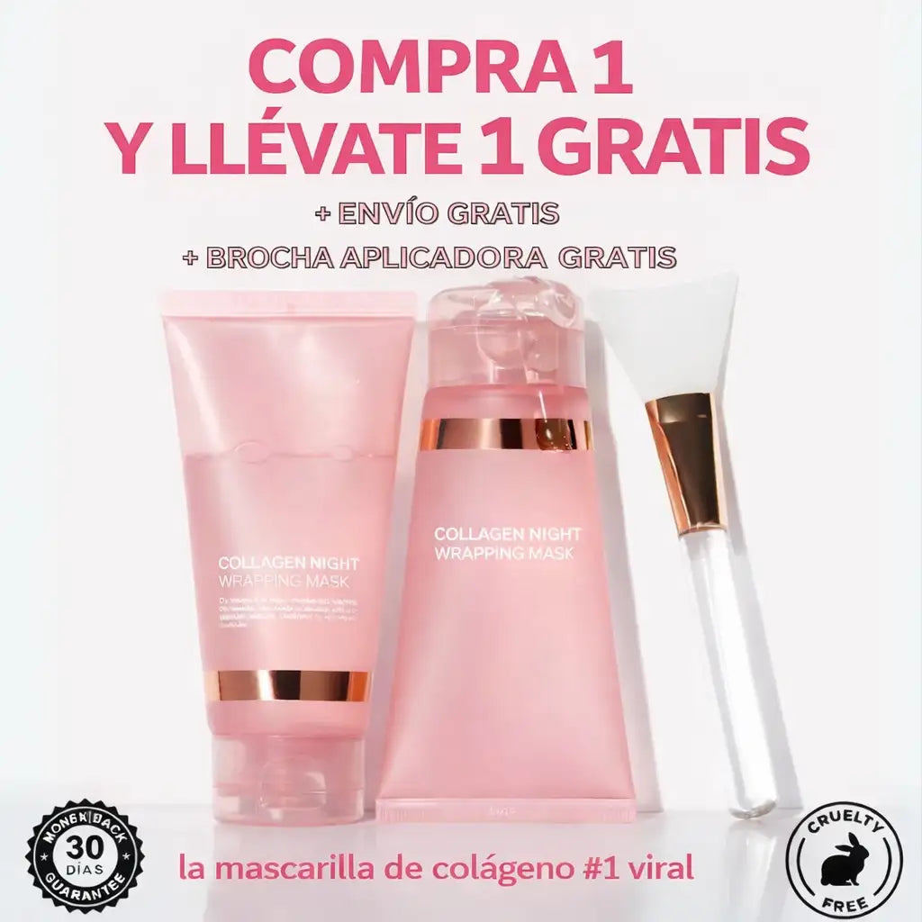 Mascarilla Nocturna de Colágeno — Despierta con la piel nueva