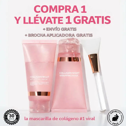 Mascarilla Nocturna de Colágeno — Despierta con la piel nueva
