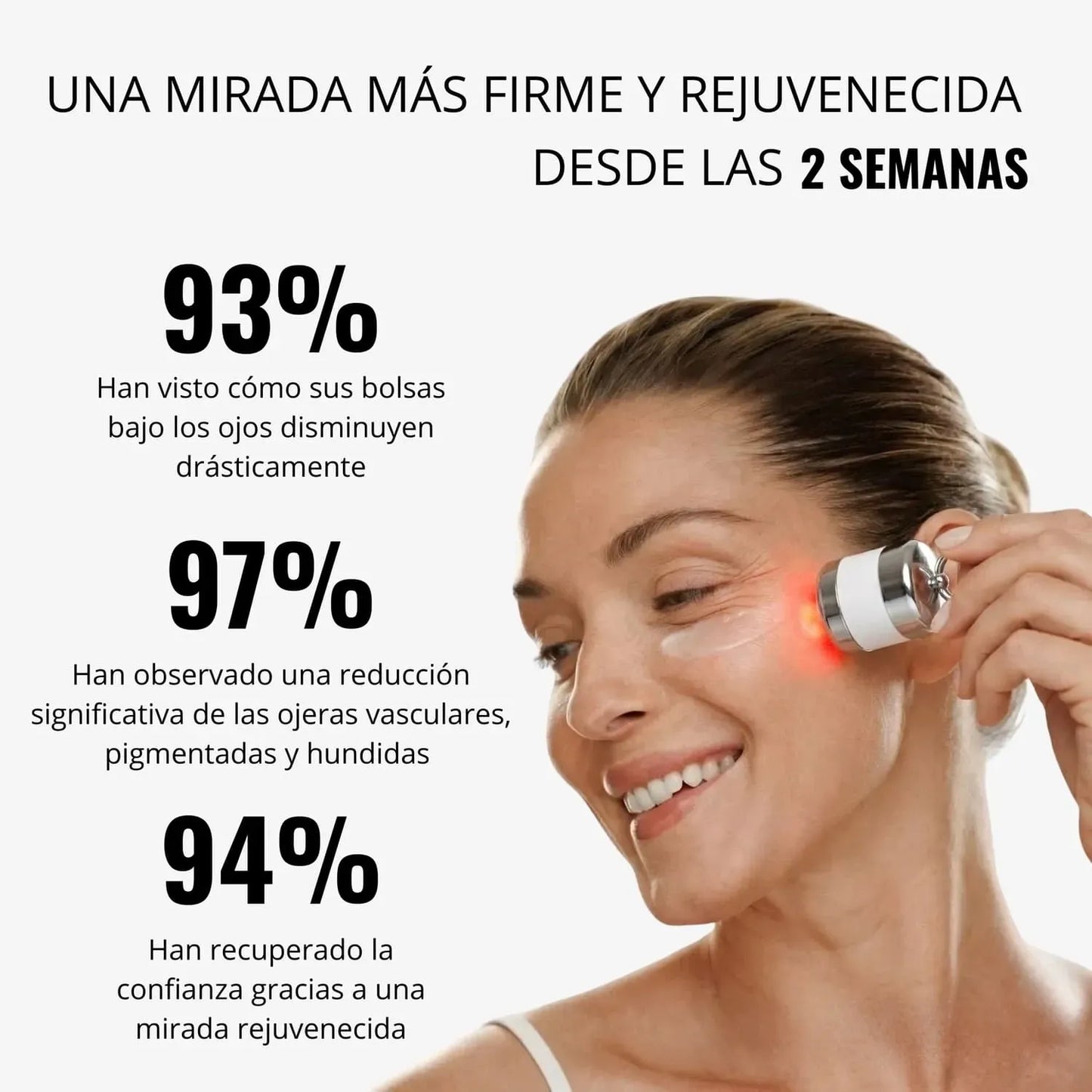 Contorno de Ojos con Terapia LED y Microvibración  + Regalo Exclusivo