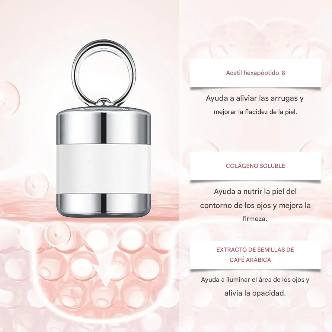 Contorno de Ojos con Terapia LED y Microvibración  + Regalo Exclusivo